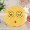 Popular soft comfortable plush cute emoji hand warmer pillow