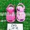 2017 wholesale price cute carton sandals girl and boy baby shoes for 1years old