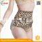HSZ-3338 High Waist Push Up Lady underwear Leopard Design Hot Sale Women Padded Panty