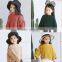 1-7 years Wholesale 2017 New Autumn Knitted Full Sleeve Solid Boys Girls Sweaters (pick size color )