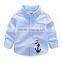 S33473W Hot Sale Children Boys Shirts Cotton 100% Solid Kids Embroidery Shirts