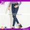 2017 Guangzhou Shandao New Arrival Latest Design Wholesale Manufacture 95% Cotton 5% Spandex Tight Jean Pocket Design Trousers