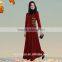 women elegance muslim dress/xgr multi color f hemp abaya kaftan dresses/ pink islamic muslim women dress