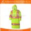Cheap High Visibility Reflective Safety Pvc Military Poncho Raincoat