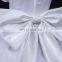 White Bowknots Back Full-length Party Birthday wedding princess baby Girls Clothes Children Kids Girl