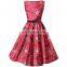 African Wax Printed Cotton Fabric Kitenge Girls Party Dress