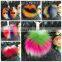 Factory Faux Fox Alphabet Pompom Rabbit Fur Pompoms