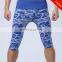 New Black and Blue Leopard Printing Spandex Men's Body Shaper Slimming Pants