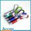 Mini red laser pointer keyring/LED flashlight with cheapest price