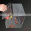 Customied Eco-friendly Acrylic Candy Bin Dispenser Display Box Container With Lid