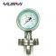 diaphragm manometer oil filled pressure gauge