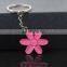 Metal enameled flower keychain most popular for Girls