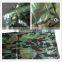 camo HDPE farbic both sides coated by LDPE tarpaulin with uv additive and waterproof feature