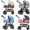 3 in 1 Baby Buggy Luxury Baby Pushchair with Big Wheels