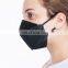 Disposable Flat Fold Black Dust Mask Non Woven Beauty Custom Anti Haze Respirator
