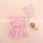 Baby romper summer new style European and American fan hooded net yarn princess dress baby girl baby outing clothes