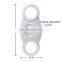 HQJ006 Hongqiang Stainless Portable Sharp Square Cigar Knife cutter Scissors