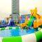 Commercial Aqua Playground Elephant Blown Up Water Slide Inflatable Water Splash Park with Swimming Pool