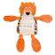 donut squeaky pet dog double knots play toys