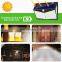 208 LED superbright 270 angle outdoor IP65 waterproof sensor solar light for garden