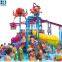 Swimming Pool Water House With Water Slides Fiberglass For Spray Water Park