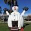 commercial inflatable adult snowman bounce house
