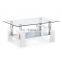 Tempered coffee table glass top Clear Floating glass table top