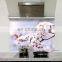 Factory Price Digital Printing Kitchen Glass Splash Back