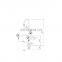 CE certificated island table single faucet laboratory furniture faucet