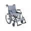 Steel Frame Manual Folding Wheelchair for Disabled and Adults