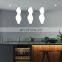 Plastic Shade Designer Modern Indoor Pendant Lighting Hanging Lamp For Home