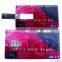 wholesale good quality full color logo printing usb card custom usb business card by OEM usb factory