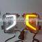 With Turn Signal 4x4 Car Led Drl Fog Light Driving Lamp for Mitsubishi Triton L200 2019 2020 2021