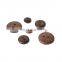 Decorations craft sewing brown real coconut button