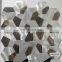 brushed metal mosaic tile round shape mosaic self adhesive for wall purple mosaic tile