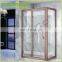 luxury hotel home bathroom free standing stainless steel glass shower enclosure