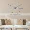 Wholesale Modern Large Size Art 3D Diy Self Adhesive Wall Stickers Clock