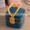 Reusable Square Luxury 2 Layer Bento Leakproof Office Eco Adult Children's Plastic Lunch Box