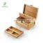 Bamboo Stash Box  Jewelry box  with Rolling Tray Stash Box Combo to Organise Accessories  Rolling Kit with Removable divider
