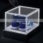 Premium Stackable Shoe Box with Magnetic Closure Acrylic Shoe Box Transparent custom Display Sneaker box Drop Front Clear