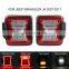 For Jeep Wrangler JK 07-17 LED Taillights Clear Rear Brake Turn Signals