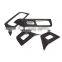 Real Carbon Fiber Car Interior Window Lift Button Frame Trim For Porsche Cayenne Left Hand Drive Accessories