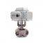 Electric motorized  truck water drain water control valve with industrial actuator