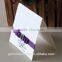 2015 Latest Custom Elegant Velvet Wedding Invitation Card