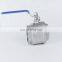 High Pressure Carbon Steel Stainless Steel 2 Way Ball Valve With Handle