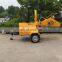 Cheap Price Firewood Processor Disc Wood Chipper Cutter Head Chipping Wood Full Hydraulic Diesel Electric Start 780kgs,780 Map