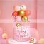 Hot Sale New Latex Sequined Balloon Cake Plug-in Decoration for Birthday Wedding Cake Decoration Cake Decoration Topper