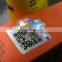 Scannable Hologram QR Code Label for Verification