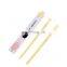 Portable Outdoor Travel Eco Friendly Bamboo Disposable Japanese Style Chopsticks with Open Paper Sleeve