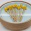 9-12cm wholesale natural decoration disposable 100% moso bamboo fruit food sticks